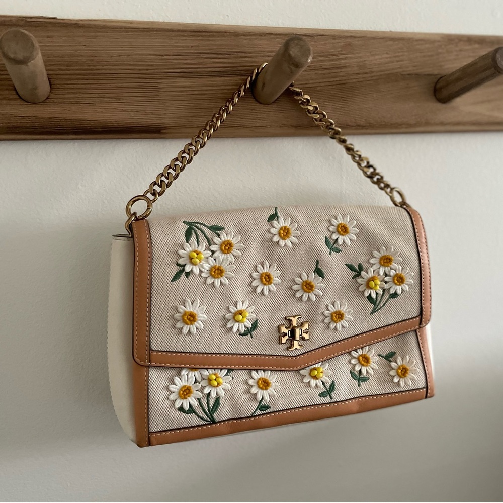 Kira Canvas Appliqué Bag | Tory Burch - Picture 2 of 16